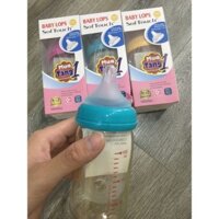 Bình sữa cổ rộng 80_160ml Baby Lops tặng kèm 1núm ti