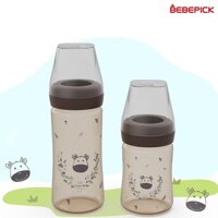 Bình sữa cổ rộng Bebepick Puttiatti nội địa Hàn Quốc cho trẻ từ 8.5 tháng tuổi dung tích 250ml