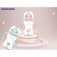 Bình sữa cổ rộng McGOLDSON Premium 180ml + Tặng Kèm Núm Theo Bình