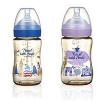 Bình sữa cổ rộng nhựa PPSU phiên bản đặc biệt 260ml kuku ku5874 ku5875