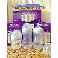 Bình sữa cổ rộng Philips AVENT mẫu mới cho bé 125ml - 260ml