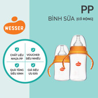 Bình sữa cổ rộng PP Wesser 180ml260ml - 260ml
