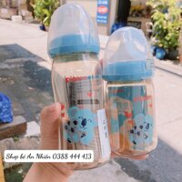 Bình sữa cổ rộng PP/PPSU PLUS pigeon 160ml/240ml