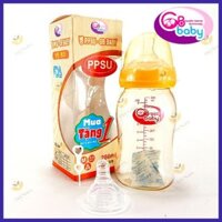 Bình sữa cổ rộng PPSU GB-BABY Hàn Quốc 160ml, 280ml