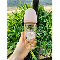 Bình sữa cổ rộng PPSU Jubon 270ML tặng thêm núm ti silicon