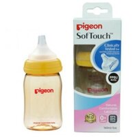 Bình sữa cổ rộng PPSU Plus Pigeon 160ml