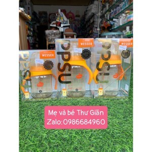 Bình sữa cổ rộng Wesser PPSU 180ml