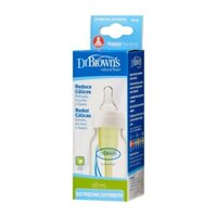 Bình sữa cổ thường Dr Brown Option nhựa PP - Made in USA (60ml , 120ml, 250ml)