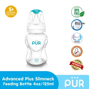 Bình sữa cổ thường Pur Advanced 125ml