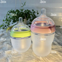 Bình Sữa Comotomo 150ml và 250ml Silicon siêu mềm cho bé lười ti bình