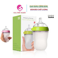 Bình Sữa Comotomo 150ml/250ml Núm Silicon Siêu Mềm hàng chính hãng cho bé