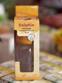 BÌNH SỮA DOLPHIN CỔ RỘNG PP 160ML