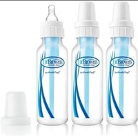 Bình sữa Dr Brown's nhựa PP BPA cổ hẹp 120ml lẻ