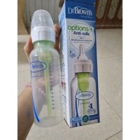 Bình sữa DrBrown's Options cổ hẹp 250ml (hàng thanh lý do hộp móp méo)