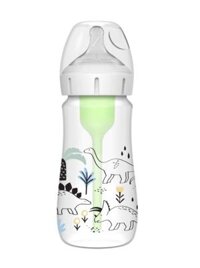 Bình sữa Dr.Brown’s “Options Plus” cổ rộng 270ml PP TQ Dino Designs – Khủng long