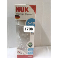 Bình sữa Đức NUK Premium  Choice+ nhựa PP 150ml/300ml