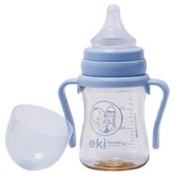 Bình sữa EKI BARAKI Pesu cổ rộng 200ml (có quai cầm)