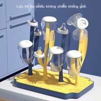 Bình sữa em bé cống giá có nắp phơi giá phơi bình sữa em bé giá đỡ thoát nước giá đỡ bảo quản chống
