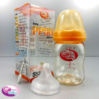 Bình Sữa GB Baby PPSU cổ rộng núm ty theo bình 0+ tháng tuổi Dung tích bình 160ml
