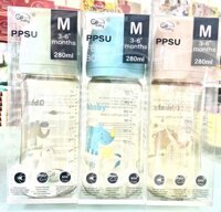 Bình Sữa Hàn Quốc PPSU GB-Baby Núm ti siêu mềm Dung tích 280ml