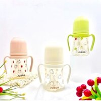 Bình sữa Jubon 180ml/280ml kèm tay cầm và ống hút cho bé