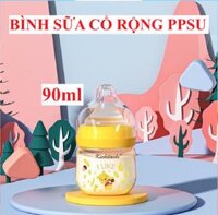 Bình sữa KICHI PPSU CỔ RỘNG cao cấp 90ml