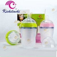 Bình sữa kichi silicon mềm cho bé 150ml, 250ml