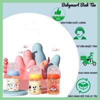 Bình sữa kichilachi PPSU cổ rộng, thế hệ thứ 3, đủ size cho bé, đã kèm núm ti