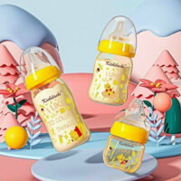 Bình Sữa Kichilachi PPSU Thế Hệ Thứ II, Hình gấu 90 ml, 160 ml và 260 ml