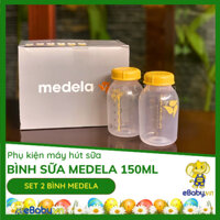 Bình Sữa Medela 150ml Pump Maxflow Chính Hãng _ New 100% - Dành Cho Máy Hút Sữa Medela - Giá Tốt - Giao nhanh