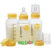 Bình sữa Medela đơn 250ml có núm vú mềm mại