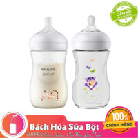 Bình Sữa Mô Phỏng Tự Nhiên Có Họa Tiết 260ml Philips Avent (1M+)