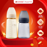 Bình Sữa Mother - K Nhựa PPSU Cao Cấp Chịu Nhiệt Tốt Núm Ti Silicon Siêu Mềm Dung Tích 180 280ml - Bibomart