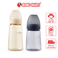 Bình Sữa Mother - K Nhựa PPSU Cao Cấp Núm Ti Silicon Siêu Mềm Chịu Nhiệt Tốt Hàng Chính Hãng 180 280ml - Bibo Mart