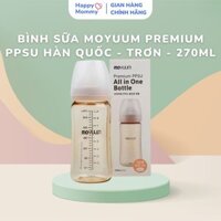 Bình Sữa Moyuum Premium PPSU Hàn Quốc - Trơn - 270ml