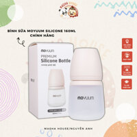 Bình sữa Moyuum silicone 160ml - Chính hãng Có Tem Phụ