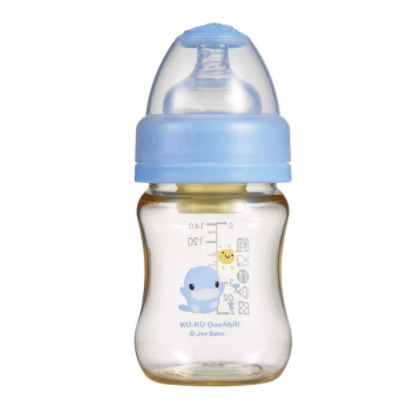 Bình Sữa Nhựa PES Cổ Rộng Kuku KU5826 - 140 ml