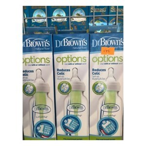 Bình sữa cổ thường nhựa PP Dr.Brown's 240ml