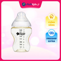 Bình sữa nhựa PPSU Tommee Tippee Natural Start 423937 cổ rộng 260 ml (3 - 6 tháng)