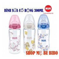 BÌNH SỮA NUK CỔ RỘNG NHỰA PA 300ML