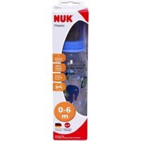 Bình sữa NUK nhựa 110ml silicone