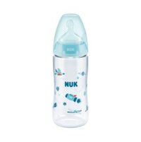 Bình sữa NUK, núm ti silicon, 300ml, bé 6-18 tháng