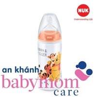 BÌNH SỮA NUK PP DISNEY 300ML NÚM TI SILICONE S1 - M - NU11731