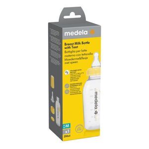 Bình sữa đơn có núm vú Medela 250ml