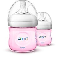 Bình Sữa Philips AVENT 125ml Màu Hồng