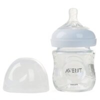 Bình sữa Philips Avent Natural thủy tinh cổ rộng mô phỏng tự nhiên 120ml (SCF671/13)