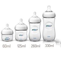 Bình sữa Philips Avent Natural đơn nguyên hộp 60-125-260-330ml