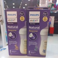Bình sữa Philips avent phiên bản hươu cao cổ và họa tiết gấu trúc (260ml)