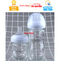 Bình sữa Philips Avent thủy tinh 120ml 240ml Chống Đầy Hơi Chống Sặc  - 1 Đổi 1 Nếu Lỗi NSX