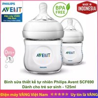 Bình sữa Philips Avent SCF690/23 SCF690/13 dung tích 125ml dành cho trẻ sơ sinh